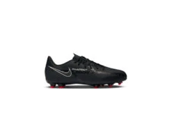 Nike Jr. Phantom GT2 MG Voetbalschoenen Zwart/Summit White/Bright Crimson/Dark Smoke Grey KIDS