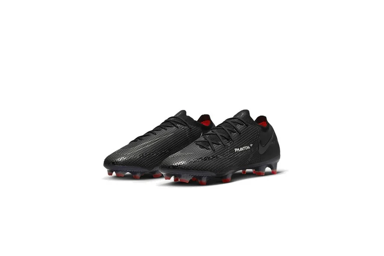 Nike Phantom GT2 Elite FG Voetbalschoen Zwart/summit White/bright Crimson/dark Smoke Grey Heren - Afbeelding 3