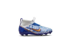 Nike Jr. Zoom Mercurial Superfly 9 Academy CR7 MG Voetbalschoen Wit/blauw KIDS