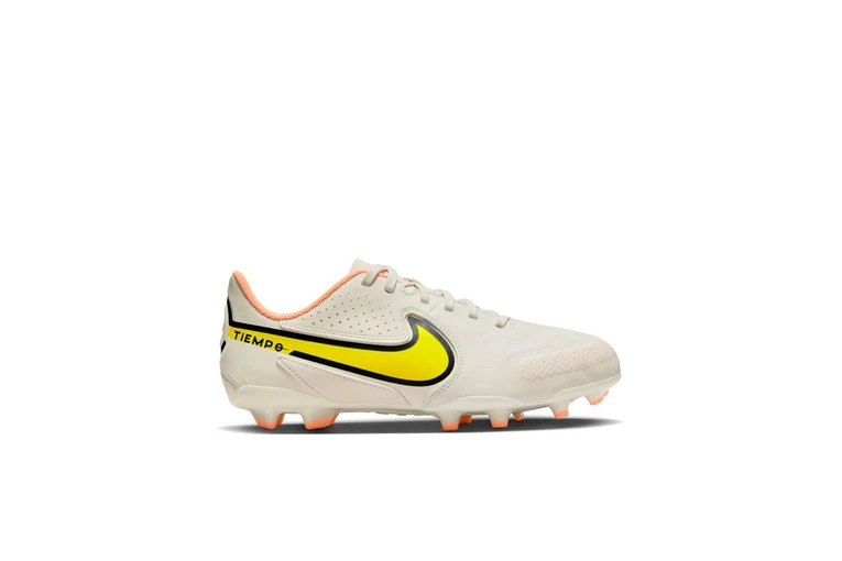 Nike Jr. Tiempo Legend 9 Academy MG Voetbalschoenen Phantom/Sunset Glow/Yellow Strike KIDS