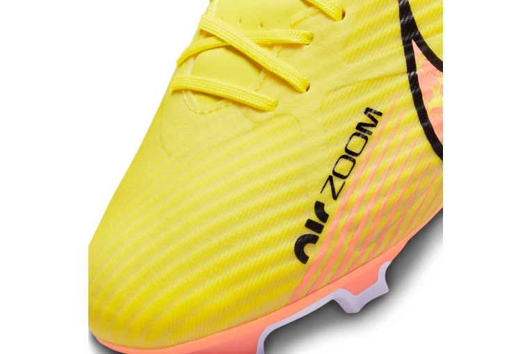 Nike Zoom Mercurial Vapor 15 Academy MG Voetbalschoenen Yellow Strike/sunset Glow/coconut Milk Heren - Afbeelding 5