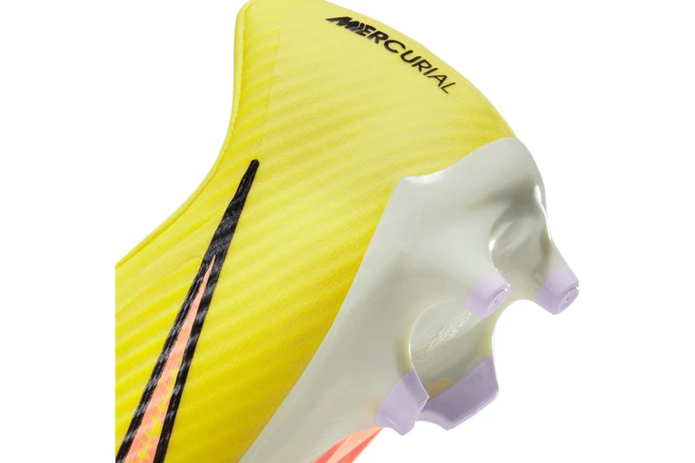 Nike Zoom Mercurial Vapor 15 Academy MG Voetbalschoenen Yellow Strike/sunset Glow/coconut Milk Heren - Afbeelding 6