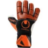 Uhlsport Super Resist HN Keepershandschoen Zwart/fluo Oranje Heren