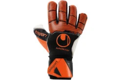 Uhlsport Super Resist HN Keepershandschoen Zwart/fluo Oranje Heren