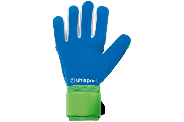 Uhlsport Aquasoft HN Keepershandschoen Fluogroen/pacific Blue - Afbeelding 2