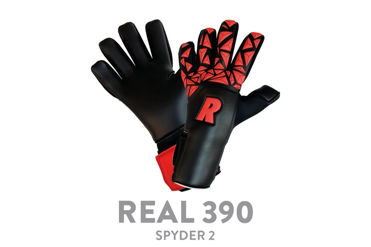 Real Spyder 2 Keepershandschoenen Zwart/rood Unisex