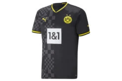 Puma Borussia Dortmund Uit 22/23 Replica Jersey Puma Black-Asphalt Heren
