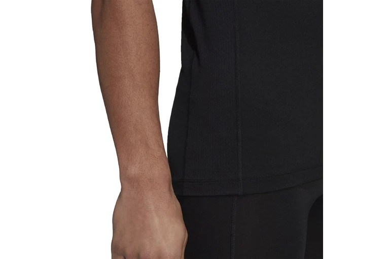 Adidas Techfit Compression Voetbalshirt Zwart Heren - Afbeelding 5
