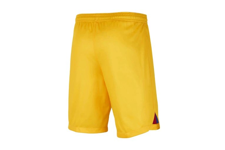 Nike FC Barcelona 2022/23 Stadium Vierde Trainingsbroek Amarillo/Deep Royal Blue KIDS - Afbeelding 2