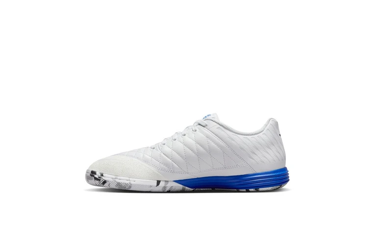 Nike Lunar Gato II IC Voetbalschoen Wit/blauw - Afbeelding 2