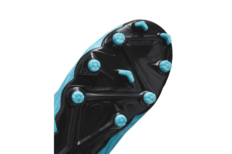 Nike Jr. Phantom GX Academy Dynamic Fit MG Voetbalschoenen Baltic Blue/Wit/Laser Blue/Pink Blast KIDS - Afbeelding 4