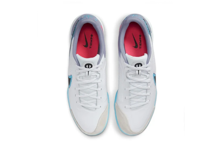 Nike Tiempo Legend 9 Academy IC Voetbalschoen Wit/baltic Blue - Afbeelding 4