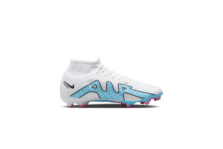 Nike Zoom Mercurial Superfly 9 Academy MG Voetbalschoenen Wit/Pink Blast/Baltic Blue Heren