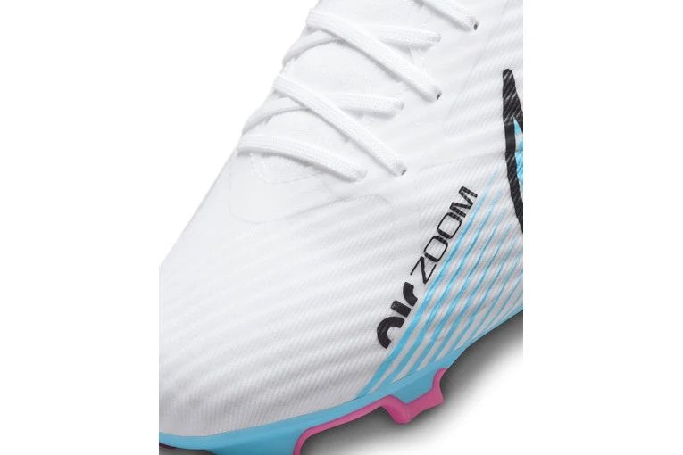 Nike Zoom Mercurial Superfly 9 Academy MG Voetbalschoenen Wit/Pink Blast/Baltic Blue Heren - Afbeelding 5