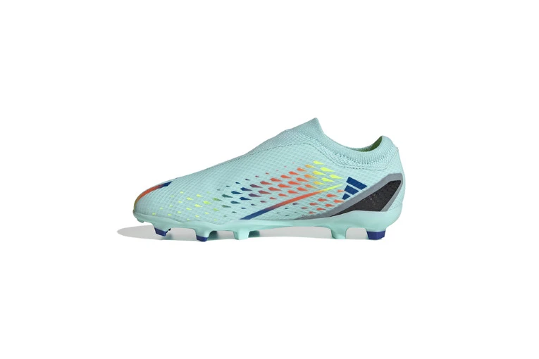 Adidas X Speedportal.3 Veterloze Firm Ground Voetbalschoenen Clear Aqua KIDS - Afbeelding 2