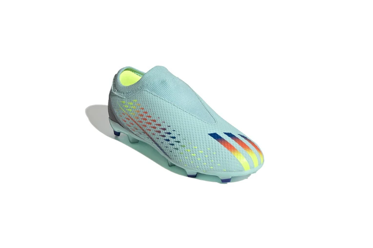Adidas X Speedportal.3 Veterloze Firm Ground Voetbalschoenen Clear Aqua KIDS - Afbeelding 3
