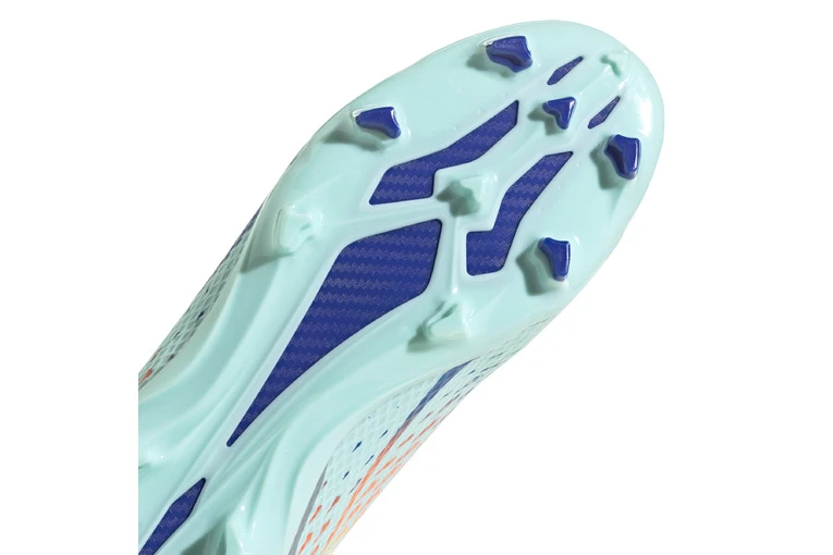 Adidas X Speedportal.3 Veterloze Firm Ground Voetbalschoenen Clear Aqua KIDS - Afbeelding 5