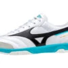 Mizuno Morelia Sala Classic IN Voetbalschoen Wit/zwart/blauw