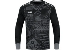 JAKO Tropicana Keepershirt Zwart/antraciet