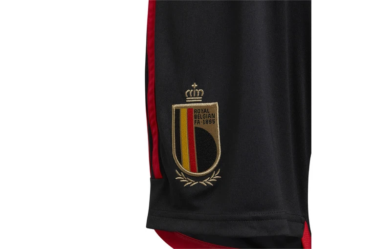 Adidas België 22 Thuisshort Black KIDS - Afbeelding 3