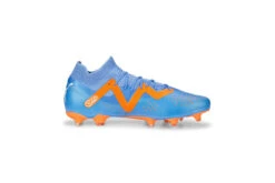 Puma FUTURE Match FG/AG Voetbalschoenen Blue Glimmer-PUMA White-Ultra Orange Heren