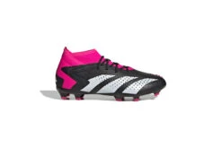 Adidas Predator Accuracy.1 Firm Ground Voetbalschoenen Core Black / Cloud White / Team Shock Pink 2 KIDS