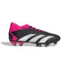 Adidas Predator Accuracy.3 Soft Ground Voetbalschoenen Core Black / Cloud White / Team Shock Pink 2 Heren