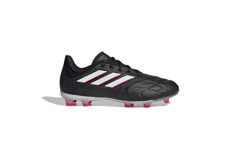 Adidas Copa Pure.1 Firm Ground Voetbalschoenen Core Black / Zero Metalic / Team Shock Pink 2 KIDS