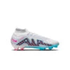 Nike Zoom Mercurial Superfly 9 Elite FG Voetbalschoenen Wit/Pink Blast/Indigo Haze/Baltic Blue Heren