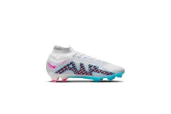 Nike Zoom Mercurial Superfly 9 Elite FG Voetbalschoenen Wit/Pink Blast/Indigo Haze/Baltic Blue Heren