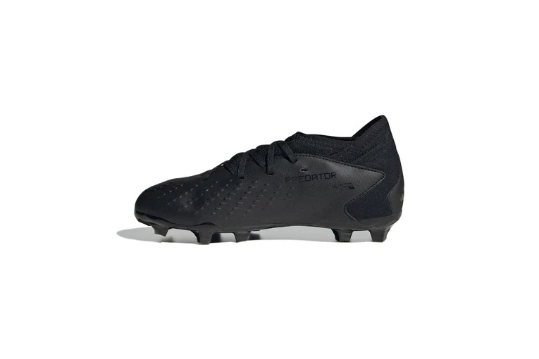 Adidas Predator Accuracy.3 Firm Ground Voetbalschoenen Core Black / Cloud White KIDS - Afbeelding 2