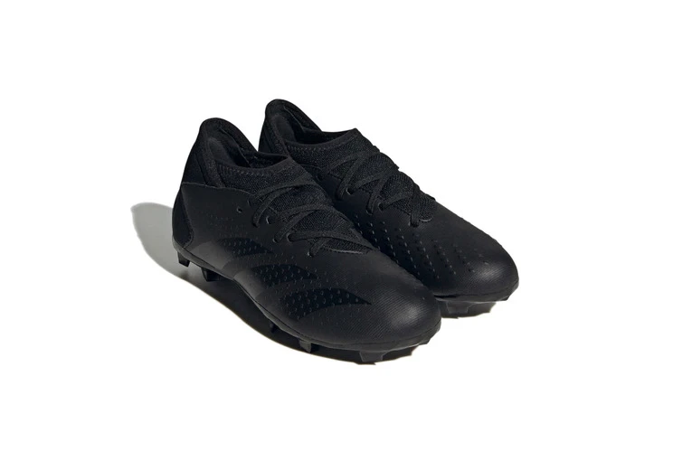 Adidas Predator Accuracy.3 Firm Ground Voetbalschoenen Core Black / Cloud White KIDS - Afbeelding 3