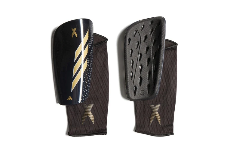 Adidas X Speedportal League Scheenbeschermers Black / Night Grey / Matte Gold Unisex