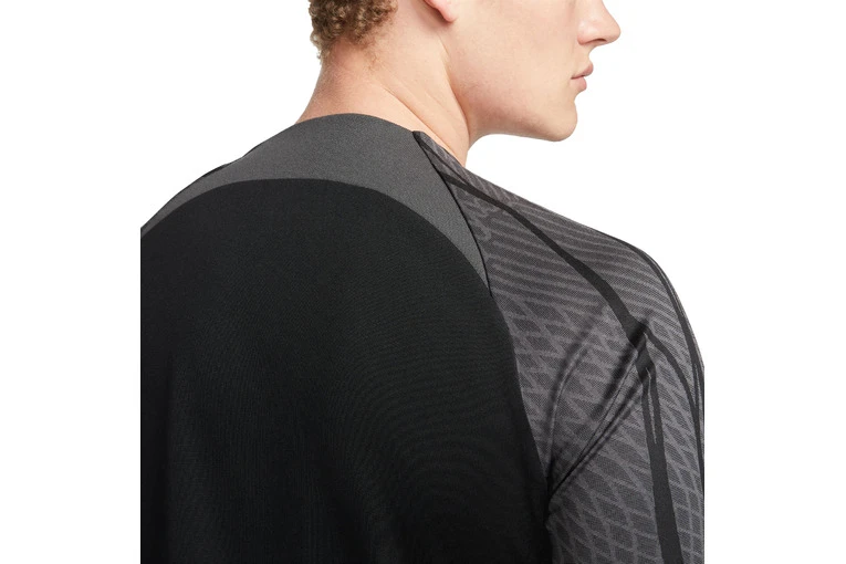 Nike Dri-FIT Strike Voetbalshirt Zwart/Anthracite/Wit Heren - Afbeelding 4