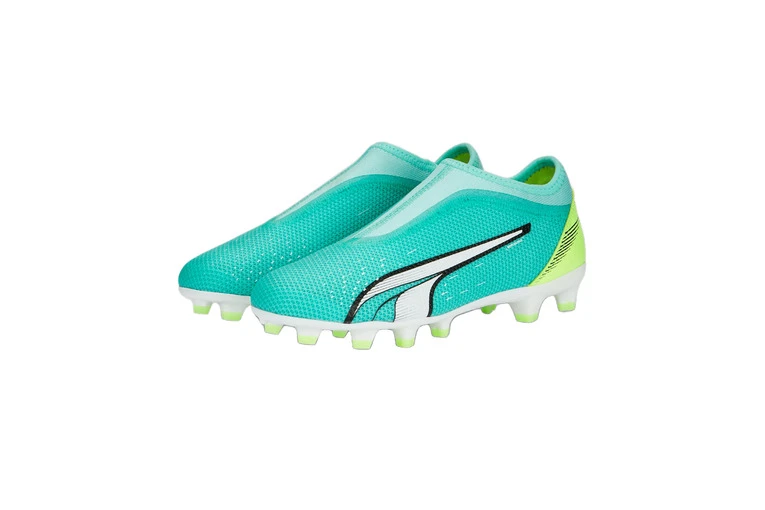 Puma Ultra Match LL FG/AG Voetbalschoen Electric Peppermint KIDS - Afbeelding 3