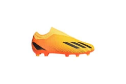 Adidas X Speedportal.3 Veterloze Firm Ground Voetbalschoenen Solar Gold / Core Black / Team Solar Orange KIDS