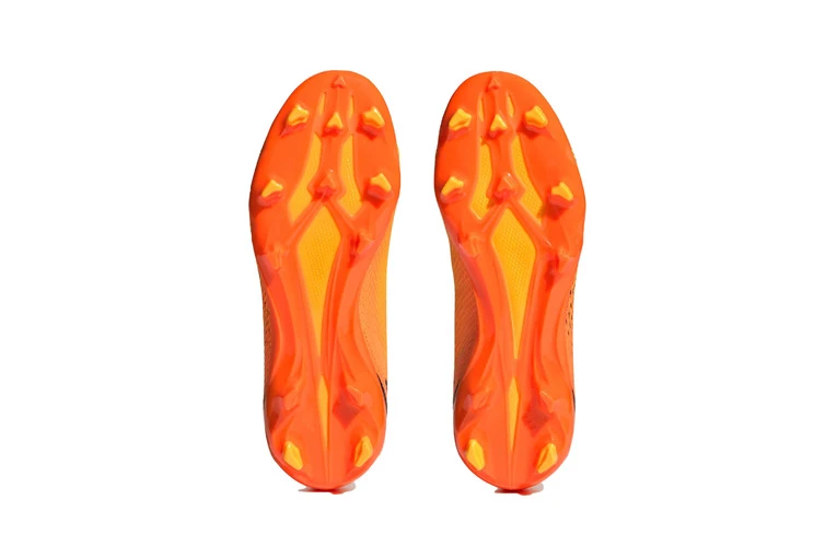 Adidas X Speedportal.3 Veterloze Firm Ground Voetbalschoenen Solar Gold / Core Black / Team Solar Orange KIDS - Afbeelding 3