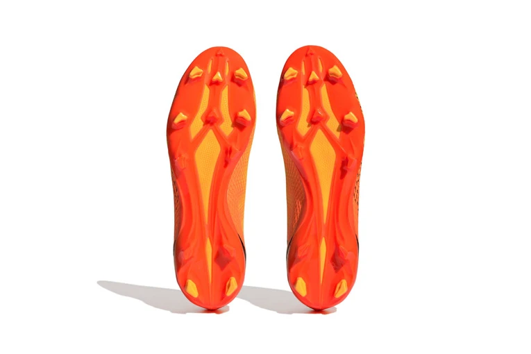 Adidas X Speedportal.3 Veterloze Firm Ground Voetbalschoenen Solar Gold / Core Black / Team Solar Orange Heren - Afbeelding 3