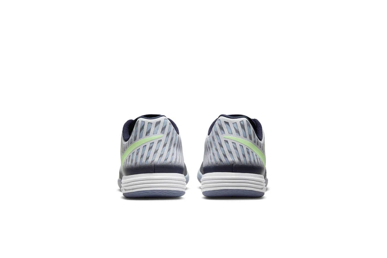 Nike Lunar Gato II IC Voetbalschoenen Wit/Blackened Blue/Indigo Haze/Barely Volt Heren - Afbeelding 3