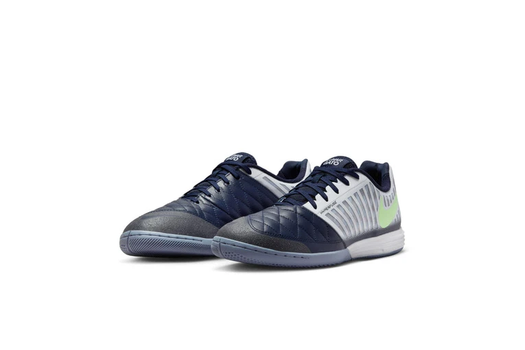 Nike Lunar Gato II IC Voetbalschoenen Wit/Blackened Blue/Indigo Haze/Barely Volt Heren - Afbeelding 6