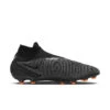 Nike Gripknit Phantom GX Elite Dynamic Fit FG Voetbalschoenen Zwart/Dark Smoke Grey/Total Orange/Summit White Heren