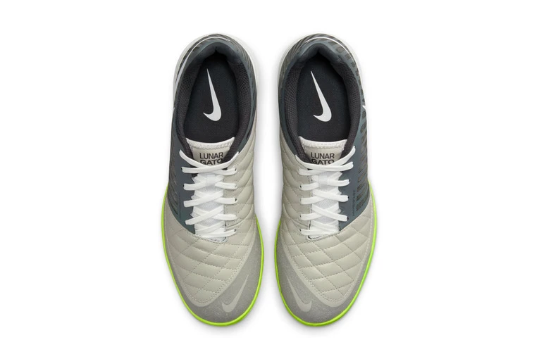 Nike Lunar Gato II IC Voetbalschoen Grijs/antraciet - Afbeelding 4